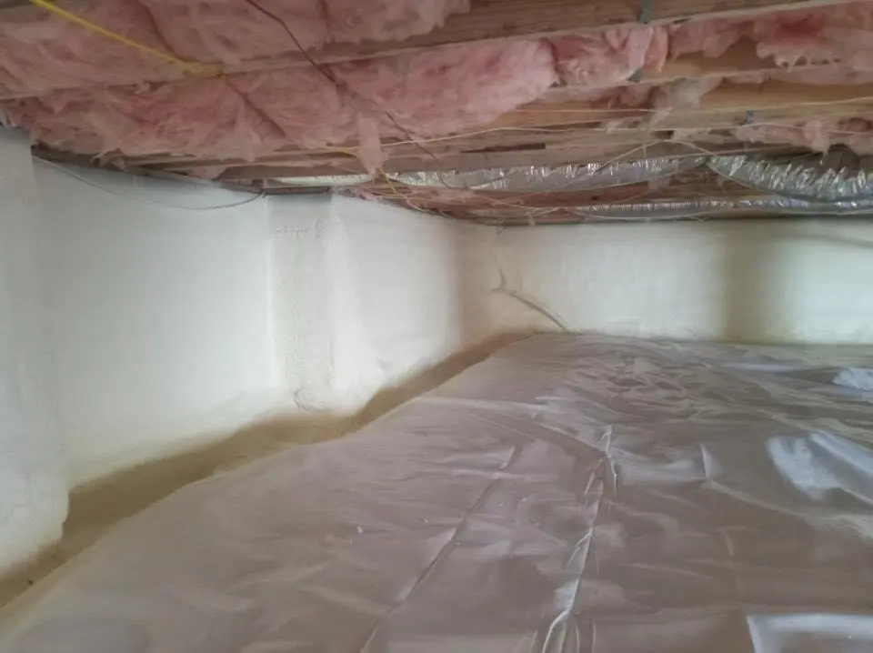 Crawl space encapsulation with closed-cell spray foam for Storm Damage Roof Repair in Nocatee